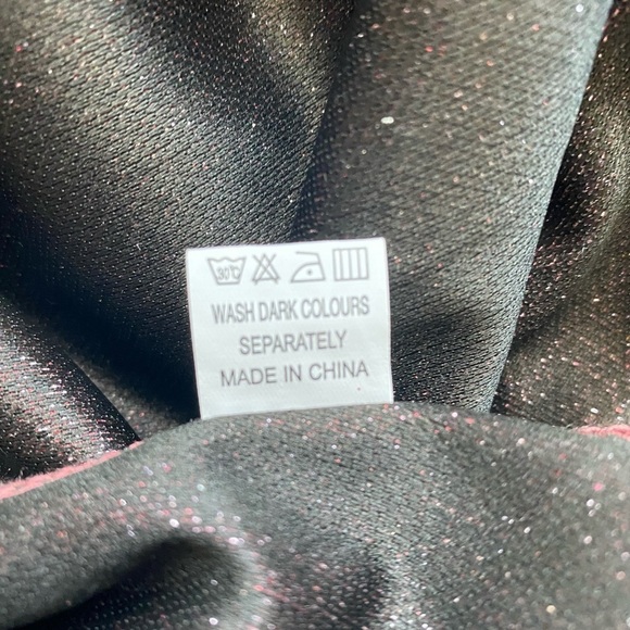 Nwot Sequined Sparkley Pink gown. Sz L. - Picture 10 of 12